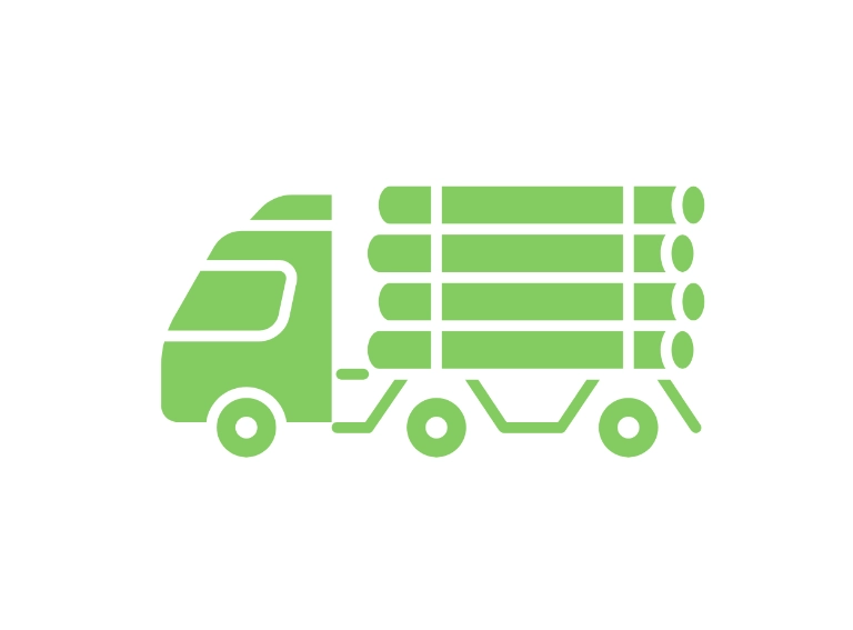 ikona transportu drewna